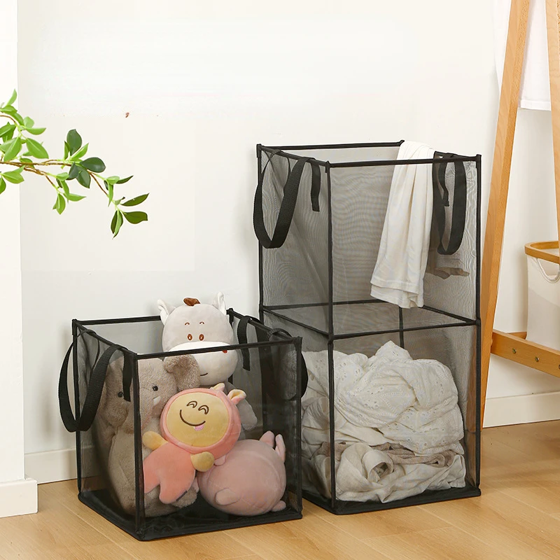 Mesh Dirty Clothes Basket Bathroom Large Multifunctional Clothes Laundry Basket Foldable Bathroom Dirty Clothes Blue
Mesh Dirty Clothes Basket Bathroom Large Multifunctional Clothes Laundry Basket Foldable Bathroom Dirty Clothes Blue