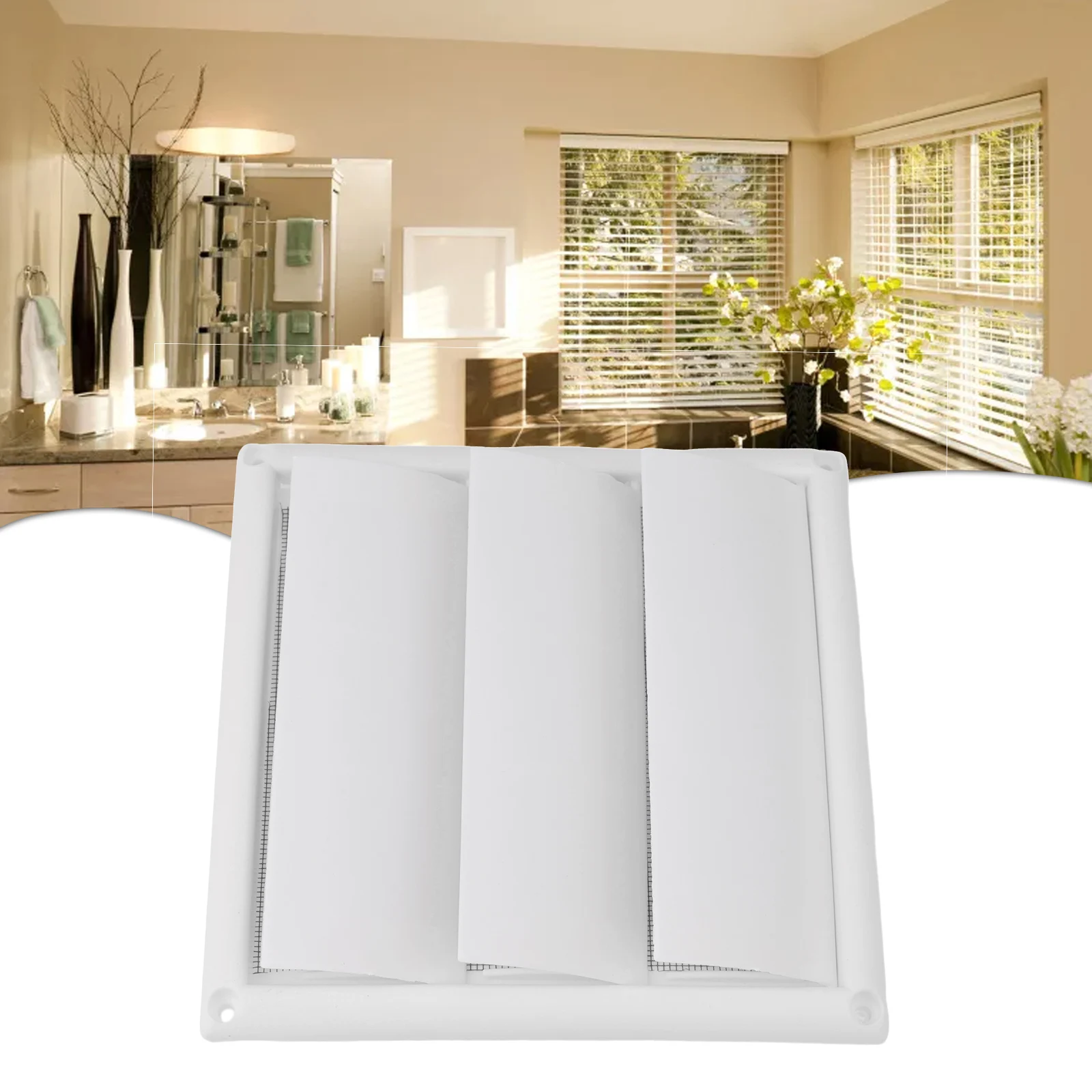 Fresh Air System, 6inch Plastic Vents, SingleLayer Return Air Shutter Vents, Easy to Paint and Match with Wall Color
Fresh Air System, 6inch Plastic Vents, SingleLayer Return Air Shutter Vents, Easy to Paint and Match with Wall Color