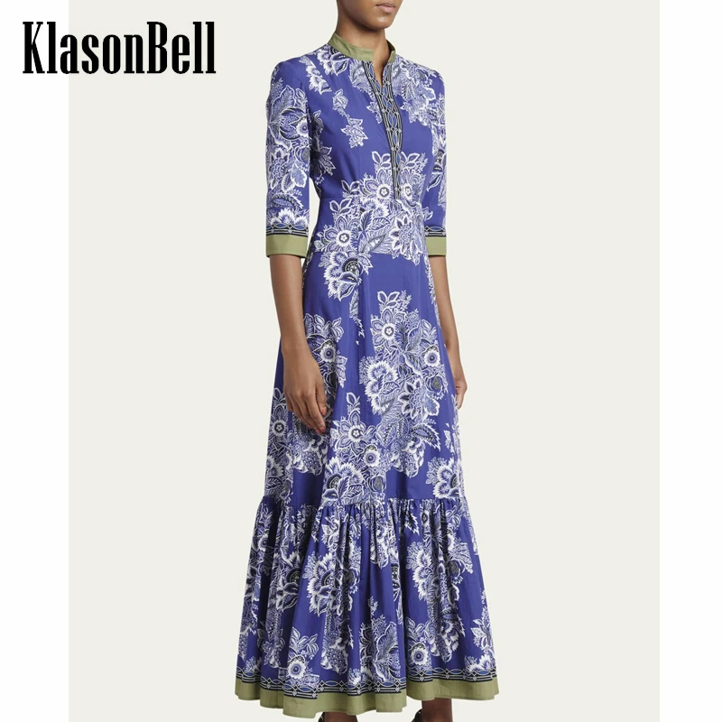 2.23 KlasonBell Temperament Vintage Print Slim Dress Women Clothes High Waist Spliced Big Skirt Hem Cotton Beach Dress
2.23 KlasonBell Temperament Vintage Print Slim Dress Women Clothes High Waist Spliced Big Skirt Hem Cotton Beach Dress