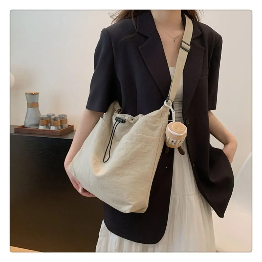 New Fashion Women Shoulder Bag Nylon Casual High Quality Tote Bag Solid Color Basic Style Crossbody Bag New Fashion Women Shoulder Bag Nylon Casual High Quality Tote Bag Solid Color Basic Style Crossbody Bag