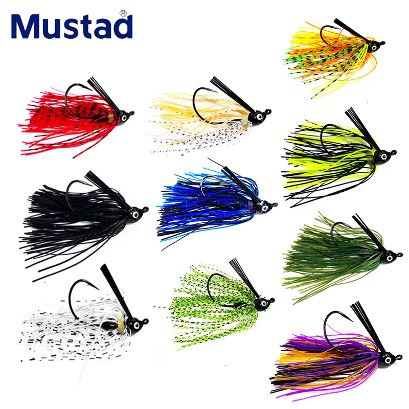 Mustad Wire BaIits Silicone Skirt Foreign 7g10g14g Sequins Hooks Fishing Bait Jig LURES Composite Accessories
Mustad Wire BaIits Silicone Skirt Foreign 7g10g14g Sequins Hooks Fishing Bait Jig LURES Composite Accessories