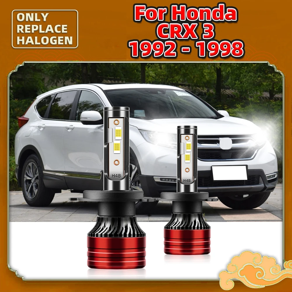 Hi/Lo Beam LED Car Headlight Bulb 12V CSP Chip 16000LM Auto Headlamp For Honda CRX 3 Vehicles 1992 1993 1994 1995 1996 1997 1998
Hi/Lo Beam LED Car Headlight Bulb 12V CSP Chip 16000LM Auto Headlamp For Honda CRX 3 Vehicles 1992 1993 1994 1995 1996 1997 1998