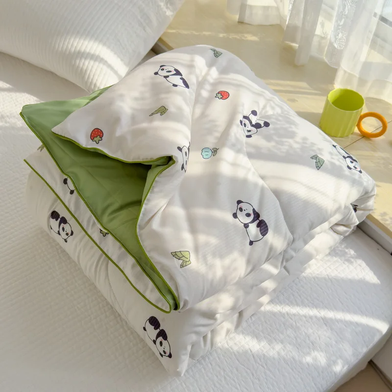 

Class a Bubble Cotton Cool Washable Air Conditioning Summer Quilt Home Dormitory Single Thin Qu
