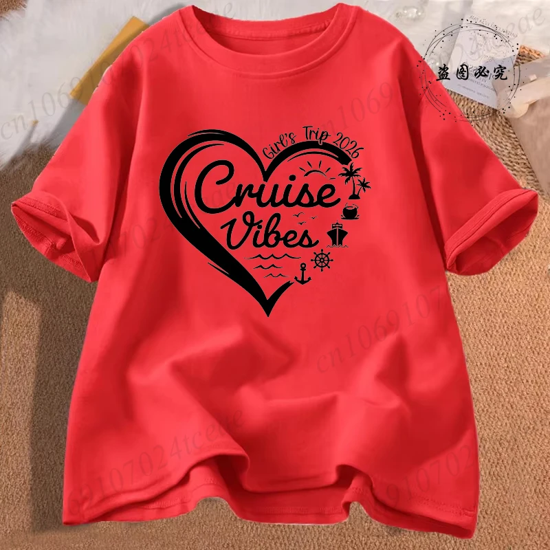 تي شيرتات للبنات بتصميم كروز 2026، قمصان رحلات البنات، تي شيرتات العطلات، تي شيرتات فريق الرحلات البحرية، ملابس نسائية بأكمام قصيرة، بلوزات سفر تي شيرتات للبنات بتصميم كروز 2026، قمصان رحلات البنات، تي شيرتات العطلات، تي شيرتات فريق الرحلات البحرية، ملابس نسائية بأكمام قصيرة، بلوزات سفر