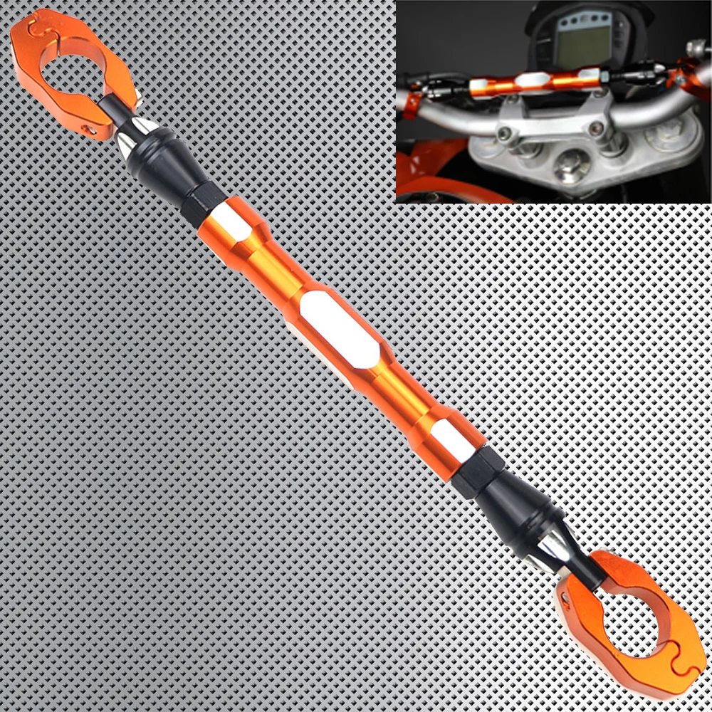 Универсальный 7/8 "22 мм для KTM Duke 125 200 250 390 690 2017 2018 мотоциклетный раздвижной арматурный стержень оранжевого и черного цветов
Универсальный 7/8 "22 мм для KTM Duke 125 200 250 390 690 2017 2018 мотоциклетный раздвижной арматурный стержень оранжевого и черного цветов