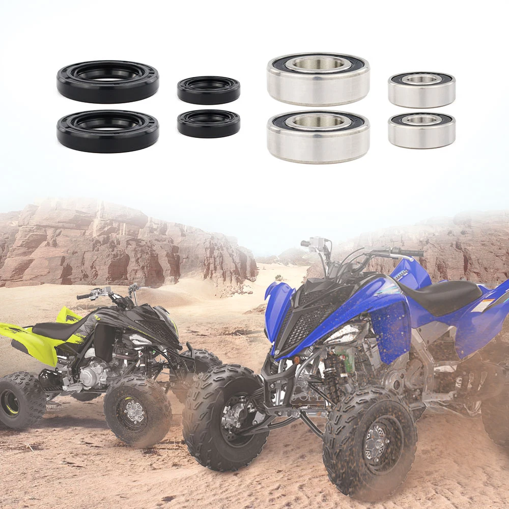 

Запчасти для квадроциклов Yamaha Raptor 660R 2001-2005 Raptor 700 2013-2023 Raptor 700R 2006-2023 YXZ 1000R, комплект подшипников и уплотнений для передних колес