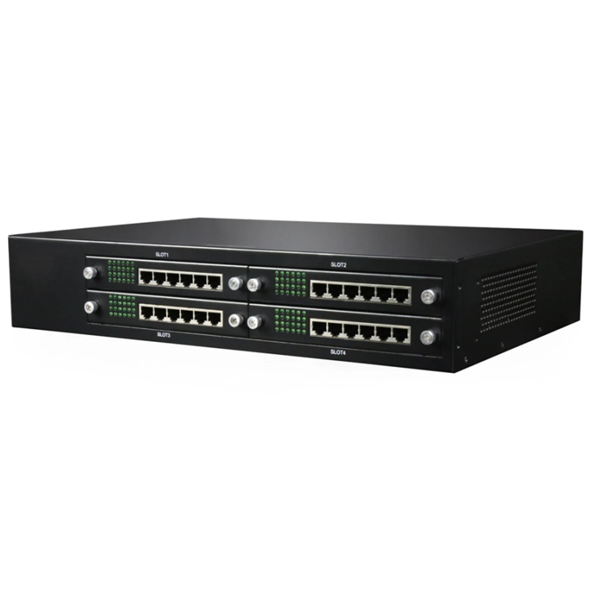 96 FXS Ports VoIP Analog Gateways Based on SIP/MGCP, Compatible with Cisco CallManager/CUCM, Broadsoft, Asterisk, FreeSwitch
96 FXS Ports VoIP Analog Gateways Based on SIP/MGCP, Compatible with Cisco CallManager/CUCM, Broadsoft, Asterisk, FreeSwitch