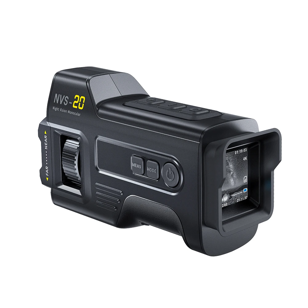 NVS-20 4K HD Digital Infrared Night Vision Portable Outdoor Night Optical Imager Black 5V/1A TYPEC Charging Night Vision Device
NVS-20 4K HD Digital Infrared Night Vision Portable Outdoor Night Optical Imager Black 5V/1A TYPEC Charging Night Vision Device