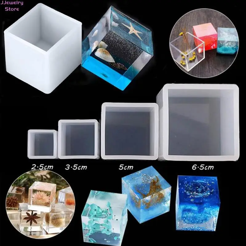 4pcs/set DIY Silicone Pendant Mold Jewelry Making Cube Resin Casting Mould Craft Tool Crystal Epoxy Square Cube Mold
4pcs/set DIY Silicone Pendant Mold Jewelry Making Cube Resin Casting Mould Craft Tool Crystal Epoxy Square Cube Mold