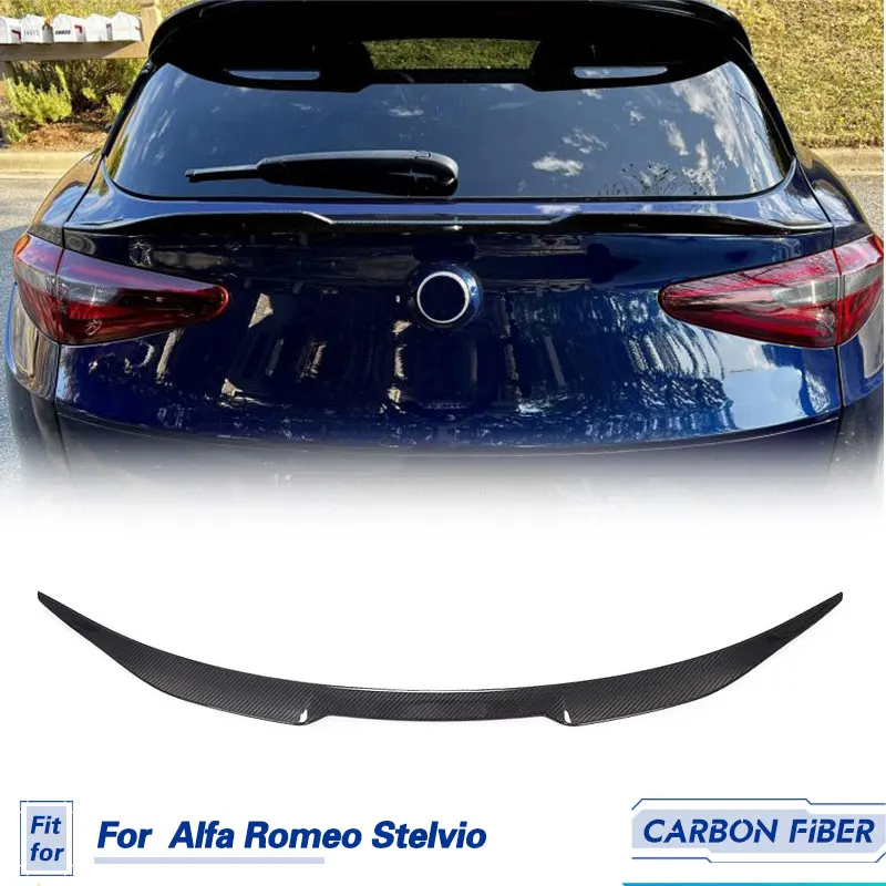 Car Rear Trunk Middle Spoiler Wing For Alfa Romeo Stelvio 2017 - 2021 Carbon Fiber Rear Trunk Boot Lip Wing Spoiler
Car Rear Trunk Middle Spoiler Wing For Alfa Romeo Stelvio 2017 - 2021 Carbon Fiber Rear Trunk Boot Lip Wing Spoiler