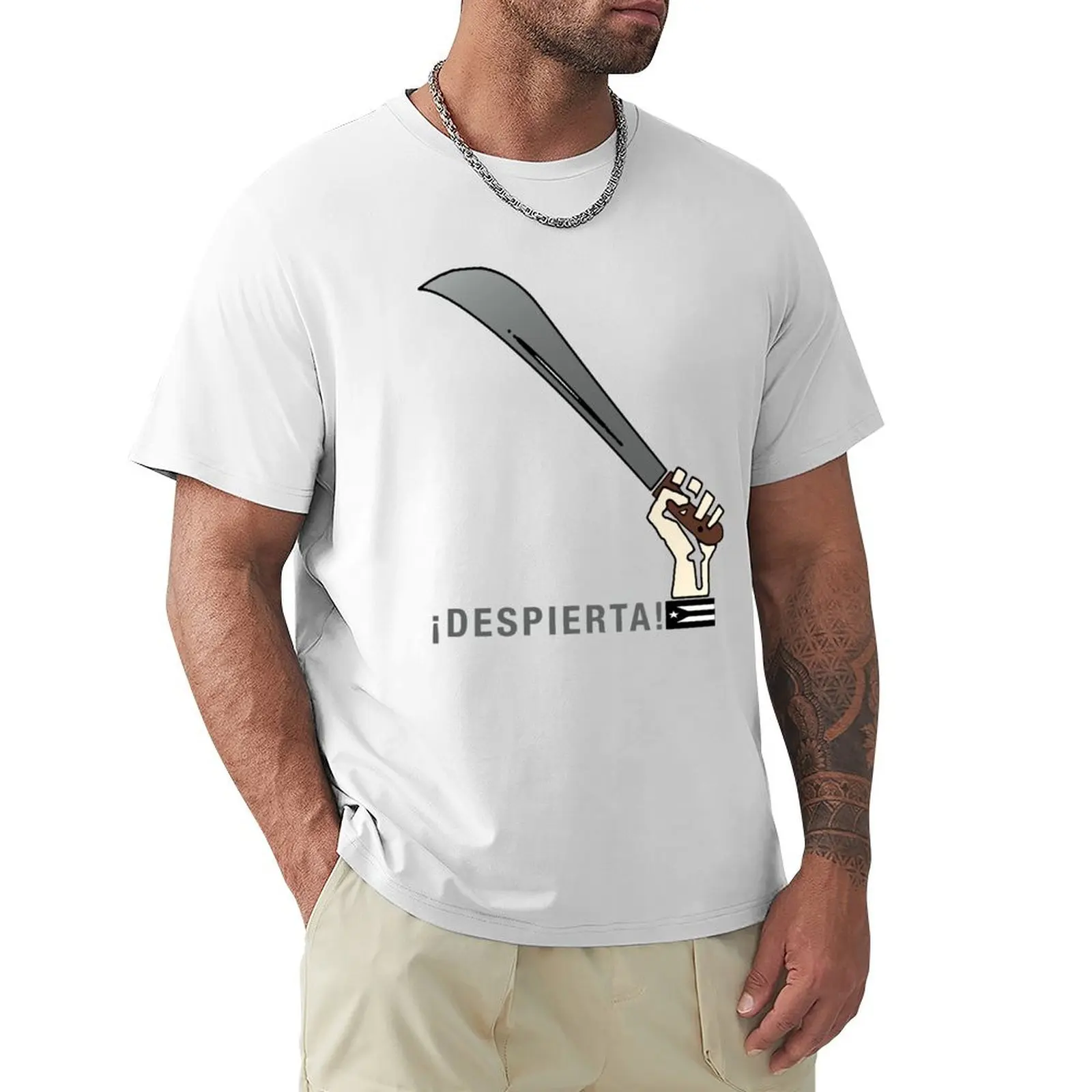 Despierta machete fist T-Shirt shirts graphic tees Short sleeve tee customs design your own plain t shirts for men graphic
Despierta machete fist T-Shirt shirts graphic tees Short sleeve tee customs design your own plain t shirts for men graphic