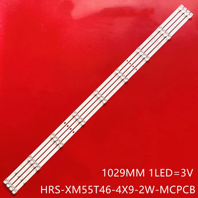 

LED Backlight bar strip For MI L55M5-5S L55M5-5A HRS-XM55T46-4X9-2W-MCPCB UE55TU7002U UN55NU7095G UN55TU8200F IC-B-VZAA55DB05