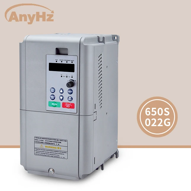 

High performance 5.5kw 380V AC Inverter VFD Variable Frequency 3HP Input 3HP Output 17A 400Hz CNC Spindle motor speed control