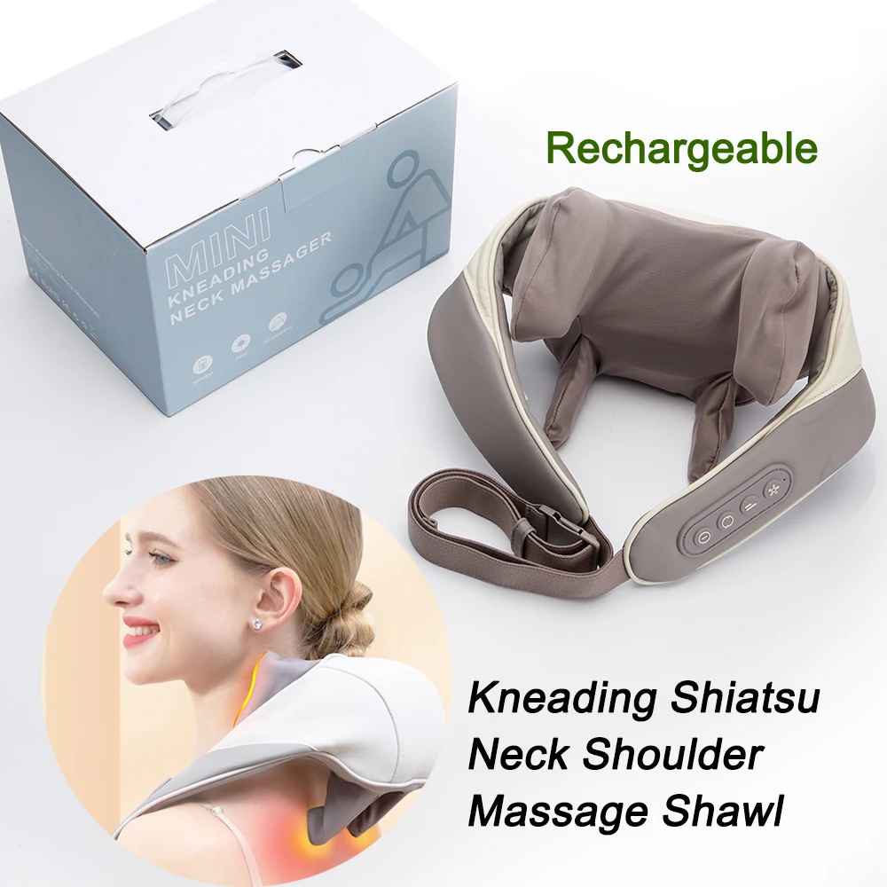 Kneading Shiatsu Back and Neck Massager Shawl Chiropractic Back Massager for Neck Relax Cervical Massageador Massagem
Kneading Shiatsu Back and Neck Massager Shawl Chiropractic Back Massager for Neck Relax Cervical Massageador Massagem