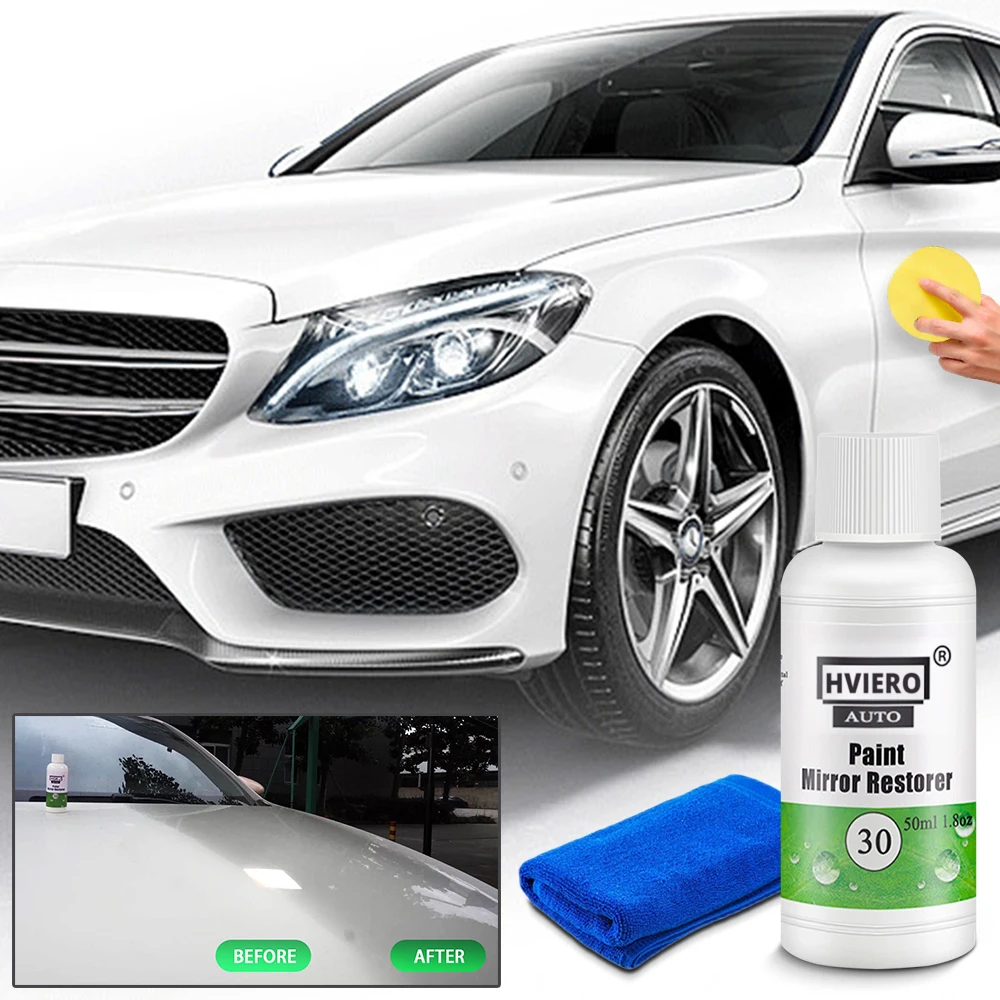 

20/100ml Paint Mirror Restorer Automobile Care Surface Reducing Agent Scratch Repair Wash Cleaning Tools Maintenance