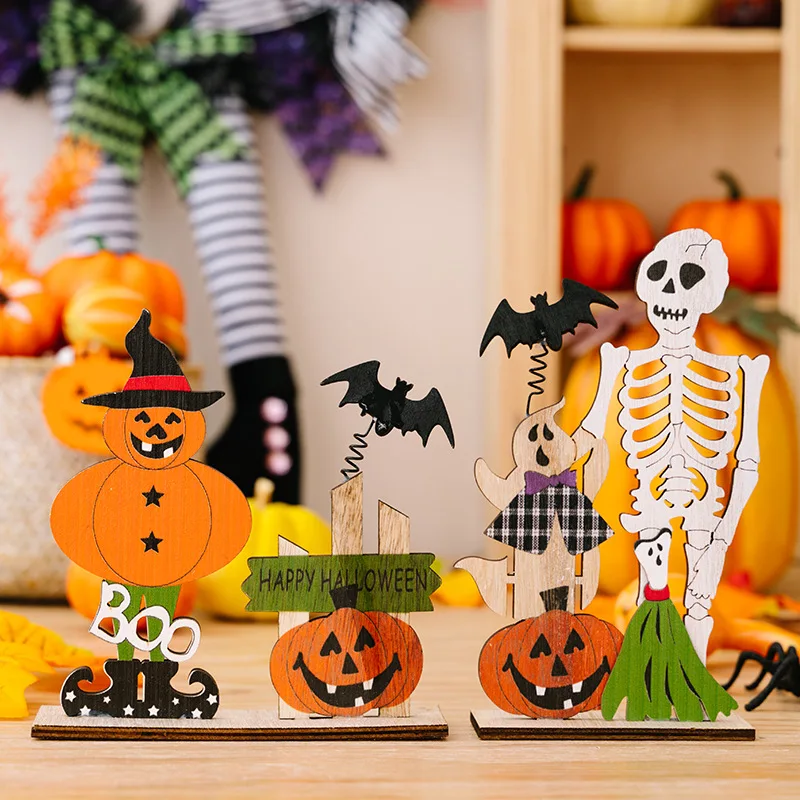 1set Halloween Decorations Wood Table Sign Party Supply Dining Table halloween Decor Desktop Ornament
1set Halloween Decorations Wood Table Sign Party Supply Dining Table halloween Decor Desktop Ornament