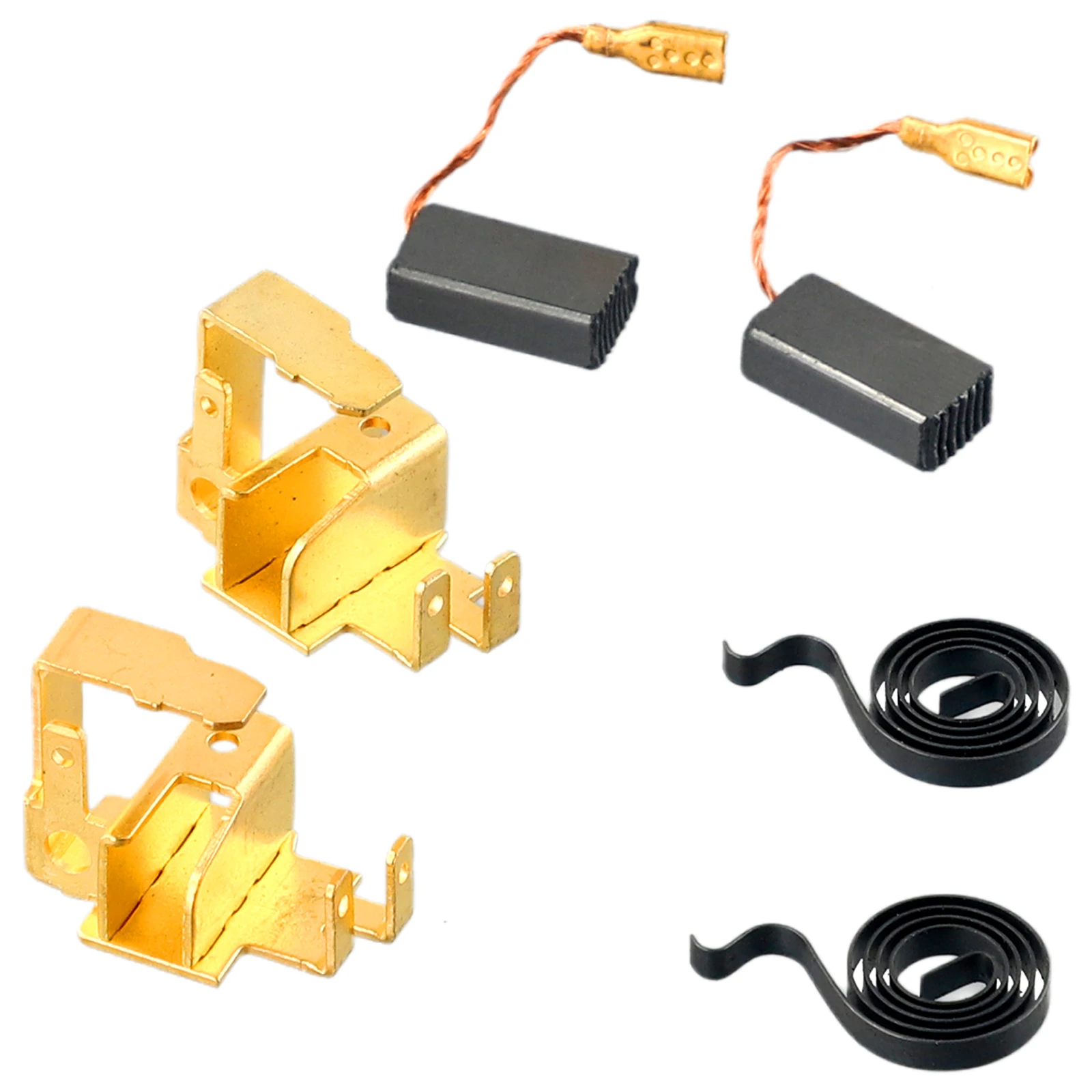 6Pcs/Set Carbon Brushes & Spring & Holder For Bosch GWS6-100 Angle Grinder Spare Parts Electric Tool Replacement Accessories
6Pcs/Set Carbon Brushes & Spring & Holder For Bosch GWS6-100 Angle Grinder Spare Parts Electric Tool Replacement Accessories