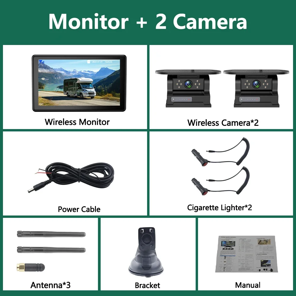 7 بوصة مركبة تعمل باللمس DVR مع 2 كاميرا احتياطية لاسلكية مغناطيسية تعمل بالطاقة الشمسية BSD إنذار لشاحنة/RV/مقطورة/رافعة شوكية 23 7 بوصة مركبة تعمل باللمس DVR مع 2 كاميرا احتياطية لاسلكية مغناطيسية تعمل بالطاقة الشمسية BSD إنذار لشاحنة/RV/مقطورة/رافعة شوكية