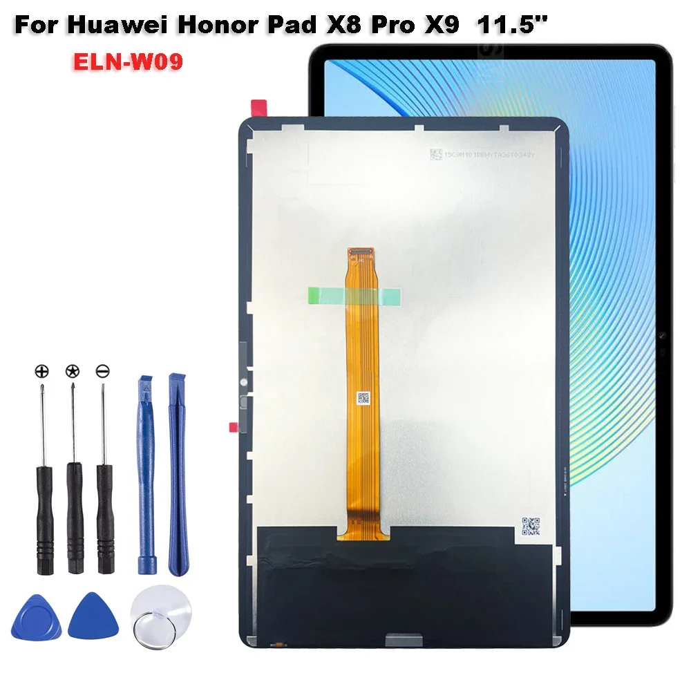 

Nwe AAA+ For Huawei Honor Pad X8 Pro X9 ELN-W09 11.5" LCD Display Touch Screen Digitizer Glass Assembly Repair Parts