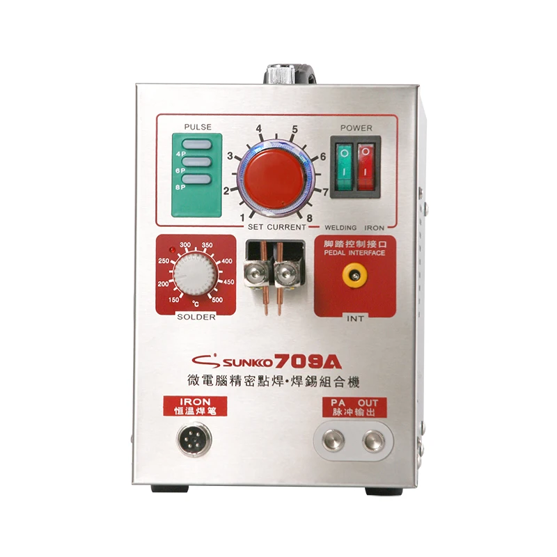 709A High Power Battery Spot 18650 Welder portable Soldering Station with Universal dent puller welding pen Characteristic
709A High Power Battery Spot 18650 Welder portable Soldering Station with Universal dent puller welding pen Characteristic