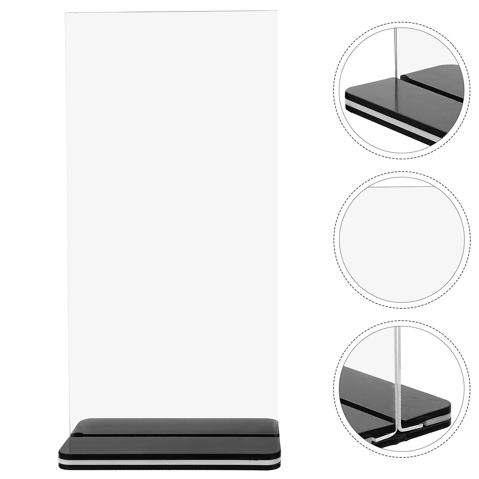 Display Board Clear Acrylic Material Price Stand Sign Holder Stands for Poster Signage Table Holders
Display Board Clear Acrylic Material Price Stand Sign Holder Stands for Poster Signage Table Holders