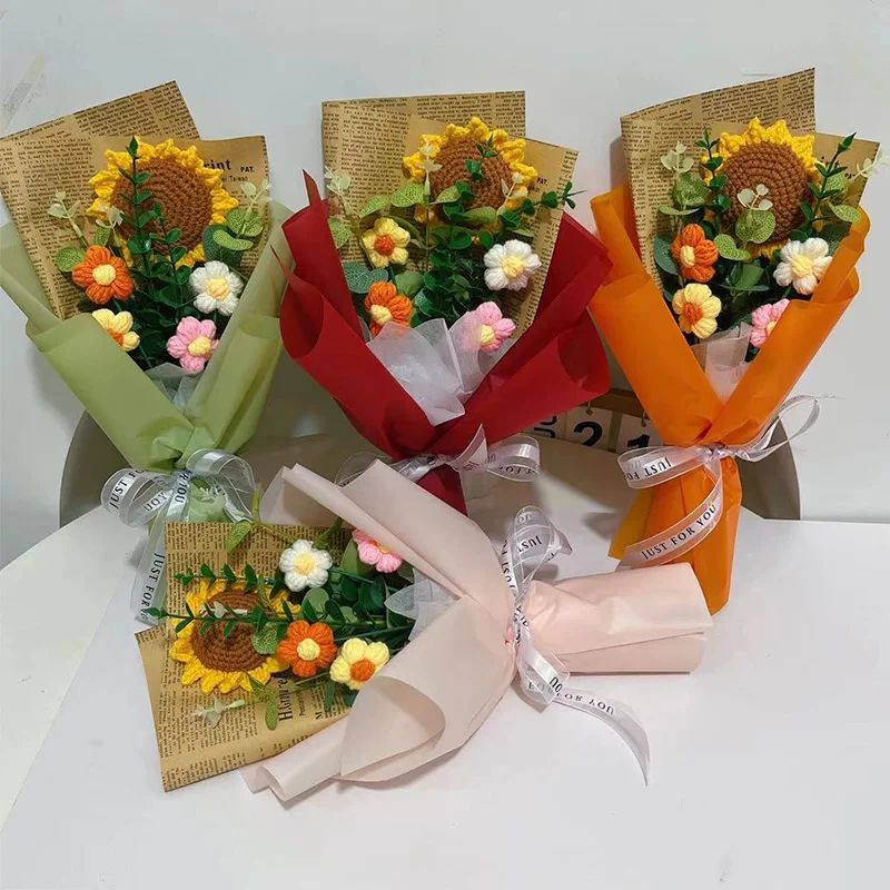 Crochet Sunflower Crochet Flower Bouquet Handcrafted Simulation Flower Diy Handmade Festival Gifts Home Desktop Decor
Crochet Sunflower Crochet Flower Bouquet Handcrafted Simulation Flower Diy Handmade Festival Gifts Home Desktop Decor