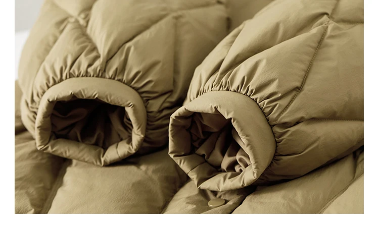 SENTUBILA Women's Winter Puffer Down Jacket Women 2024 Hooded Lantern Sleeve Windproof Mid-Length Down Coats Ladies W44Y58448X SENTUBILA Women's Winter Puffer Down Jacket Women 2024 Hooded Lantern Sleeve Windproof Mid-Length Down Coats Ladies W44Y58448X