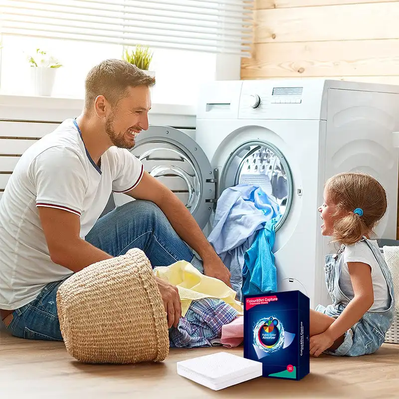 30pcs Color Keeper Sheets Color Absorbing Cloth Sheets Anti-cross Dyeing Laundry Color Absorption Tablet Clothes Color Bright
30pcs Color Keeper Sheets Color Absorbing Cloth Sheets Anti-cross Dyeing Laundry Color Absorption Tablet Clothes Color Bright