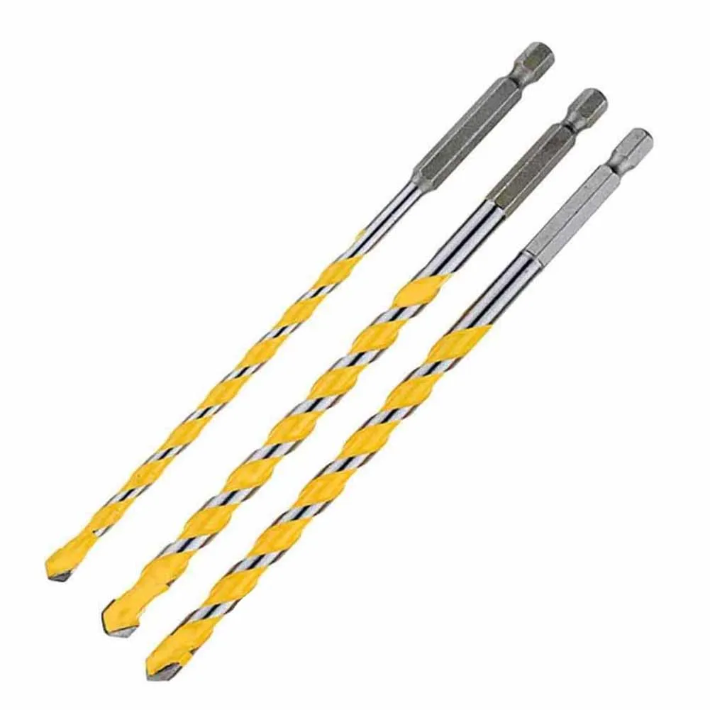 For Ceramic Drill Bit Power Tool Parts 1/4\\\" Hex Shank 3pcs For Concrete Brick Stone Silver Workshop Equipment
For Ceramic Drill Bit Power Tool Parts 1/4\\\" Hex Shank 3pcs For Concrete Brick Stone Silver Workshop Equipment