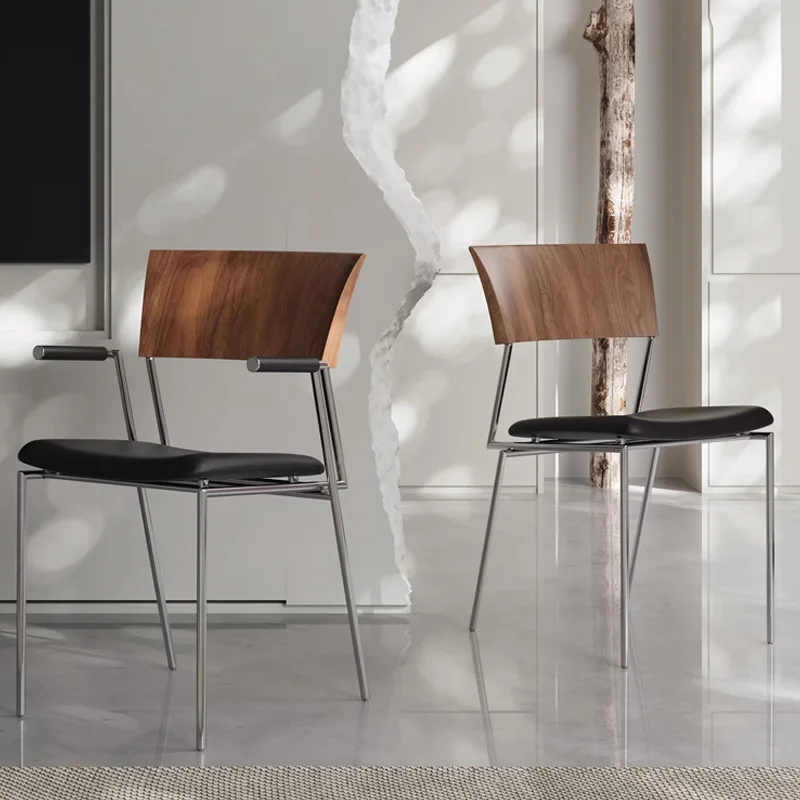 Vintage Stainless Steel Dining Chair Mobile Design Armchair Fishing Dining Chair Vintage Simple Sillas Cocina Home Furniture
Vintage Stainless Steel Dining Chair Mobile Design Armchair Fishing Dining Chair Vintage Simple Sillas Cocina Home Furniture