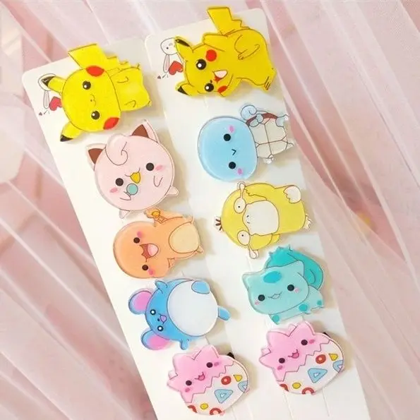 Children's Hair Clip Anime Cartoon Acrylic Pikachu Elf Baby Kawaii Hair Clip Elementary School Student Bangs Clip Side Clip Gift
Children's Hair Clip Anime Cartoon Acrylic Pikachu Elf Baby Kawaii Hair Clip Elementary School Student Bangs Clip Side Clip Gift