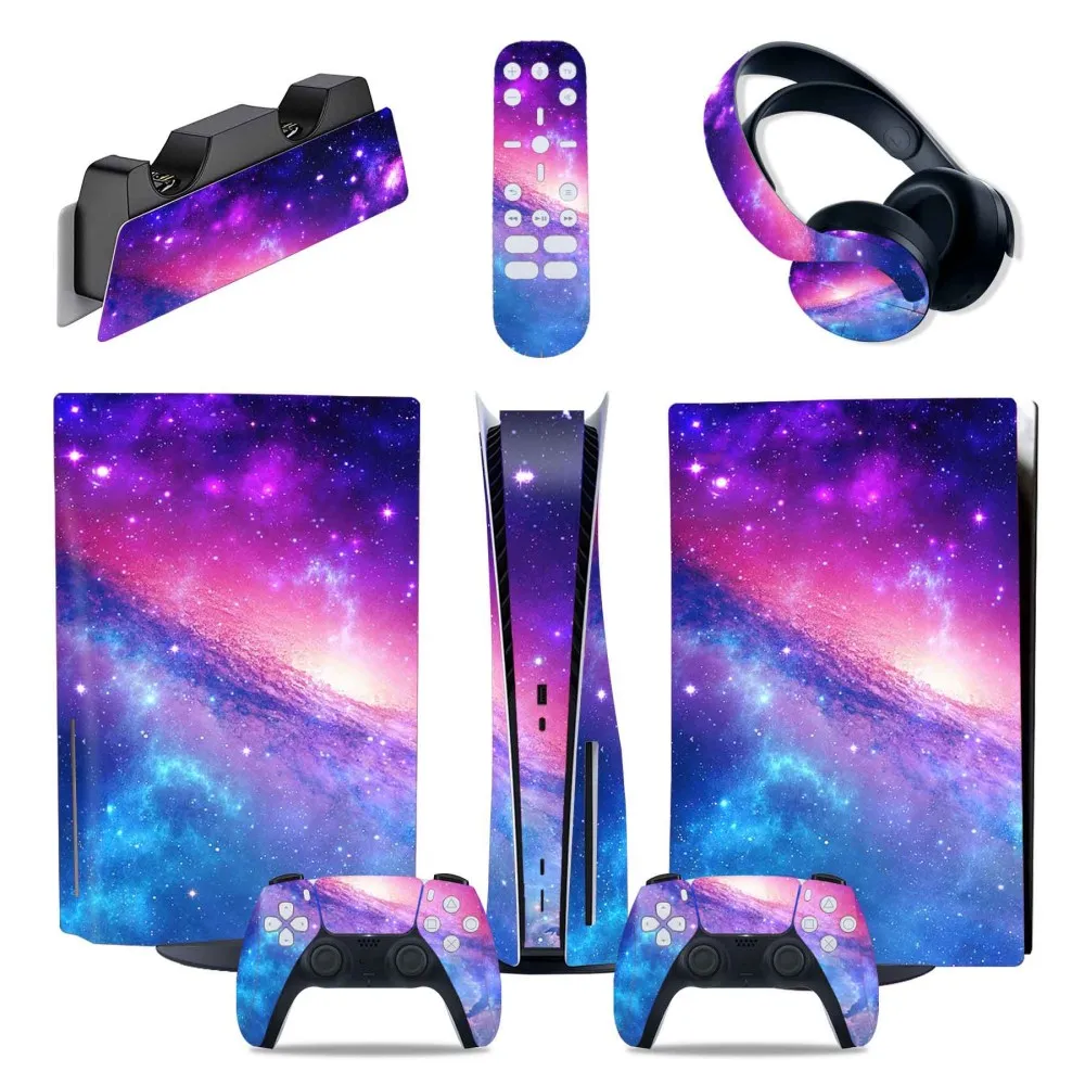 5 in 1 Full Skins Compatible with Ps5 Console Controller Disc Version, Vinyl Decal Stickers for Ps5 Console Disc Accessories
5 in 1 Full Skins Compatible with Ps5 Console Controller Disc Version, Vinyl Decal Stickers for Ps5 Console Disc Accessories