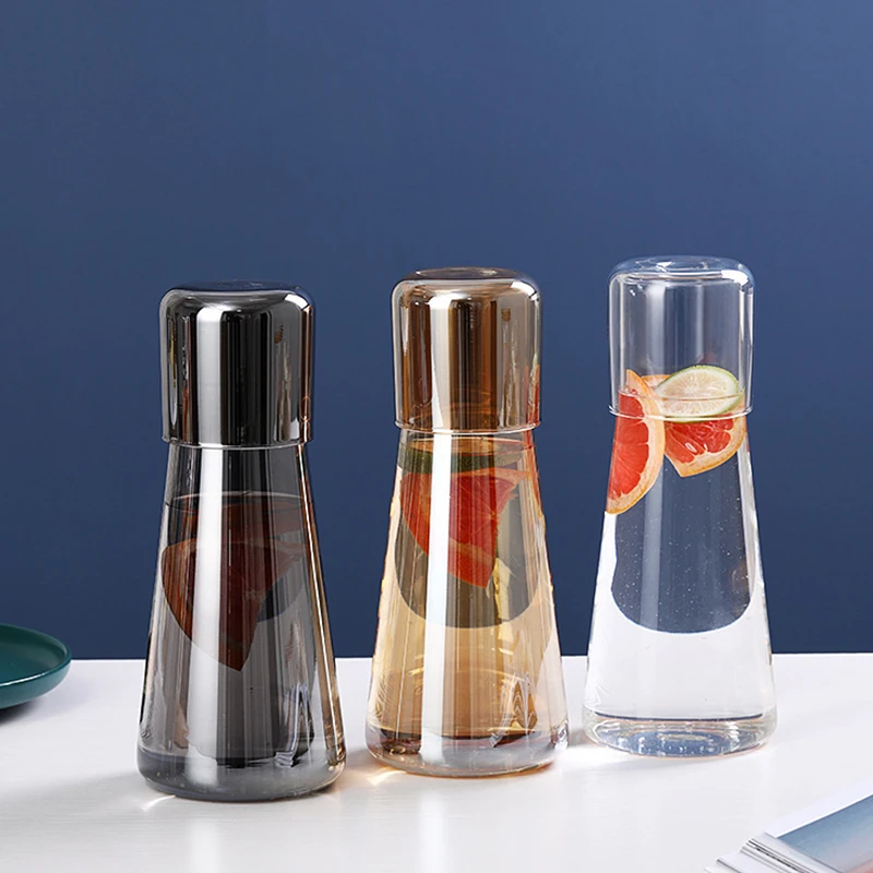 750/850ml Glass Teapot Set Hot Cold Water Jug Transparent Water Carafe with Tumbler Glass Cup Home Bedside Water Kettle
750/850ml Glass Teapot Set Hot Cold Water Jug Transparent Water Carafe with Tumbler Glass Cup Home Bedside Water Kettle