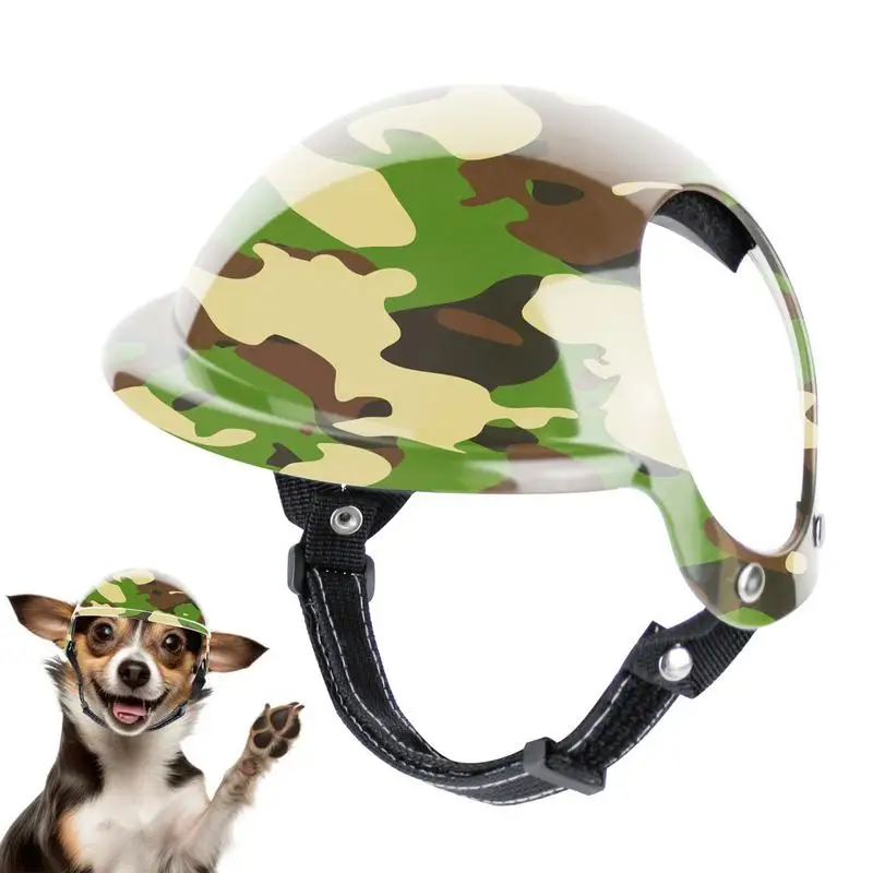 Pet Dog Helmet Pet Helmet for Sun Wind Protection Outdoor Riding Dog Cat Safety Hat Camouflage Mini Head Protecting Pet Supplies
Pet Dog Helmet Pet Helmet for Sun Wind Protection Outdoor Riding Dog Cat Safety Hat Camouflage Mini Head Protecting Pet Supplies