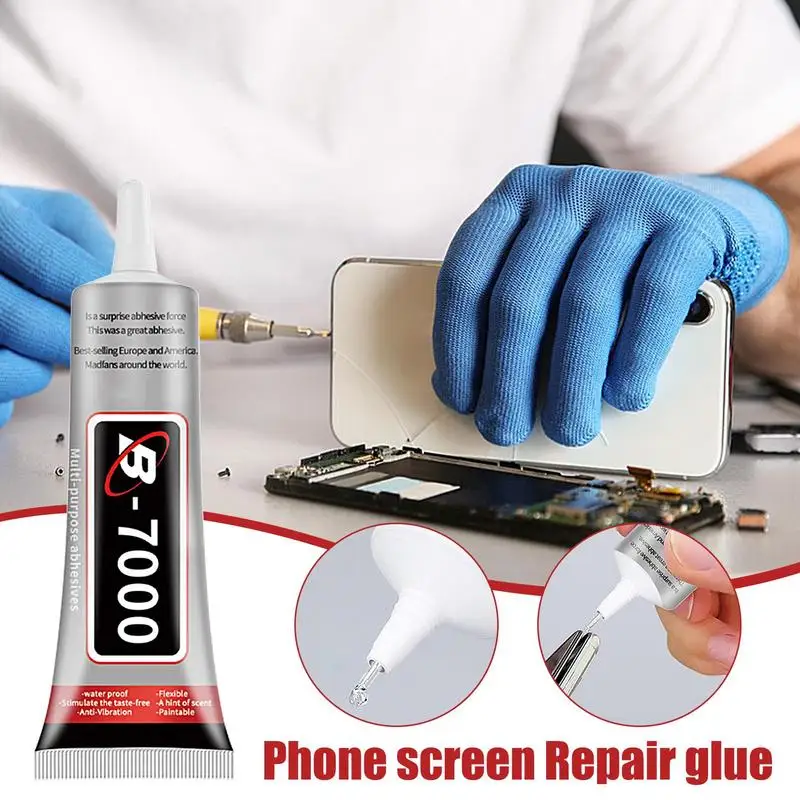 

15ML 25ML 50ML 110ML B7000 Clear Contact Phone Repair Adhesive Universal Glass Plastic DIY Glue B7000 With Precision Applicator