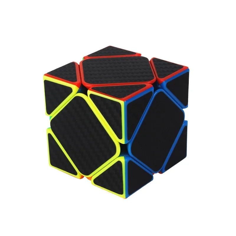 

YUXIN Magico Cubo Skew Speed Cube Carbon Fiber Sticker Fidget Magicial Cubo Hungarian Puzzles Toy Mágico 큐브 Кубик Рубика RubiC