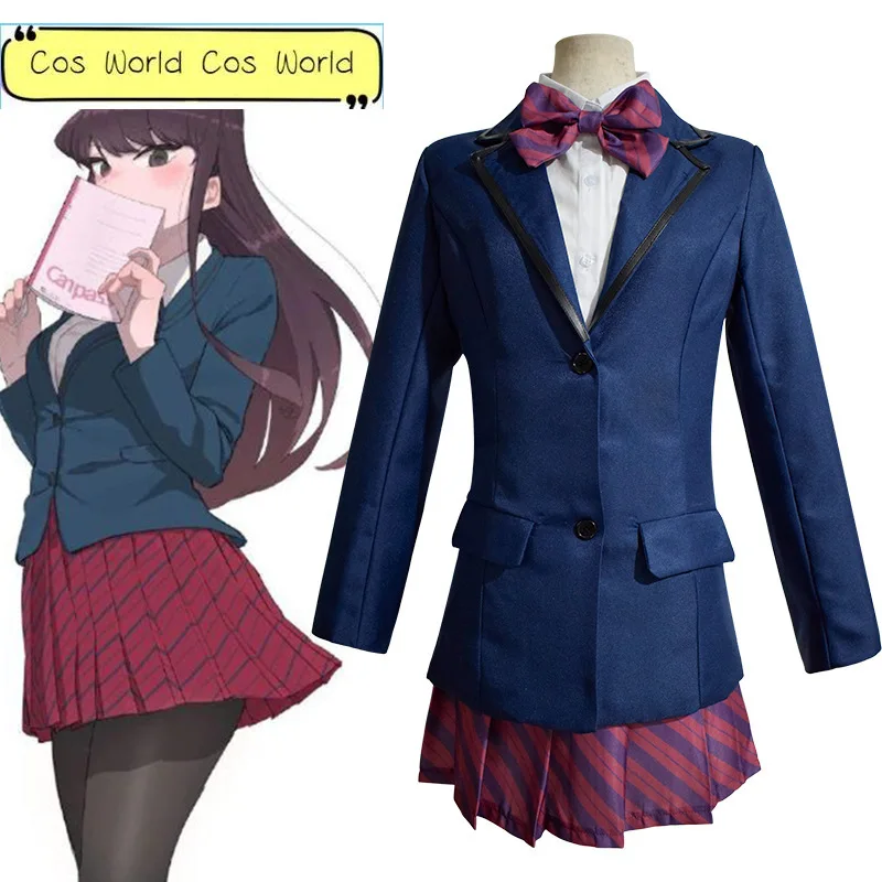 Anime Komi Can't Communicate Shouko Komi Cosplay Costume Girls School Uniform Komi San Wa Suits Halloween Party Suit
Anime Komi Can't Communicate Shouko Komi Cosplay Costume Girls School Uniform Komi San Wa Suits Halloween Party Suit