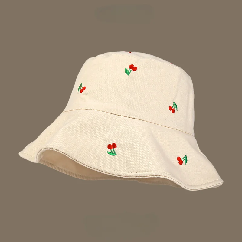 Women's Summer Hat Double-sided Cherry Fisherman's Hat Women's Spring Summer Autumn Sunshade Sunblock Hat Panama Women's Hat
Women's Summer Hat Double-sided Cherry Fisherman's Hat Women's Spring Summer Autumn Sunshade Sunblock Hat Panama Women's Hat