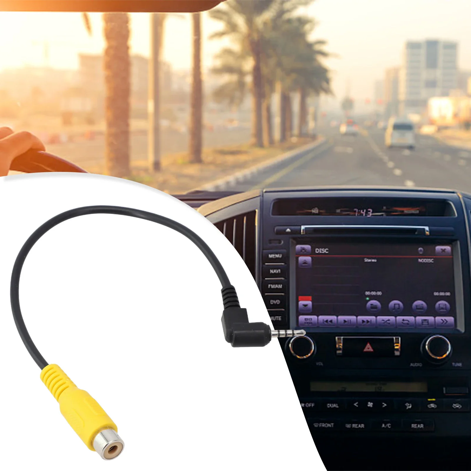 Car AV Input Converter Cable Universal Direct Installation Motorcycles Navigation Machine Parking Camera Brand New
Car AV Input Converter Cable Universal Direct Installation Motorcycles Navigation Machine Parking Camera Brand New