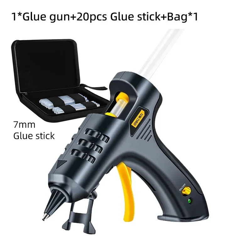 

Deli 20W/40W Mini Glue Gun High Temp Heater Melt Hot Glue Gun Heat With Glue Sticks DIY Hand Tools Repair Tool Set