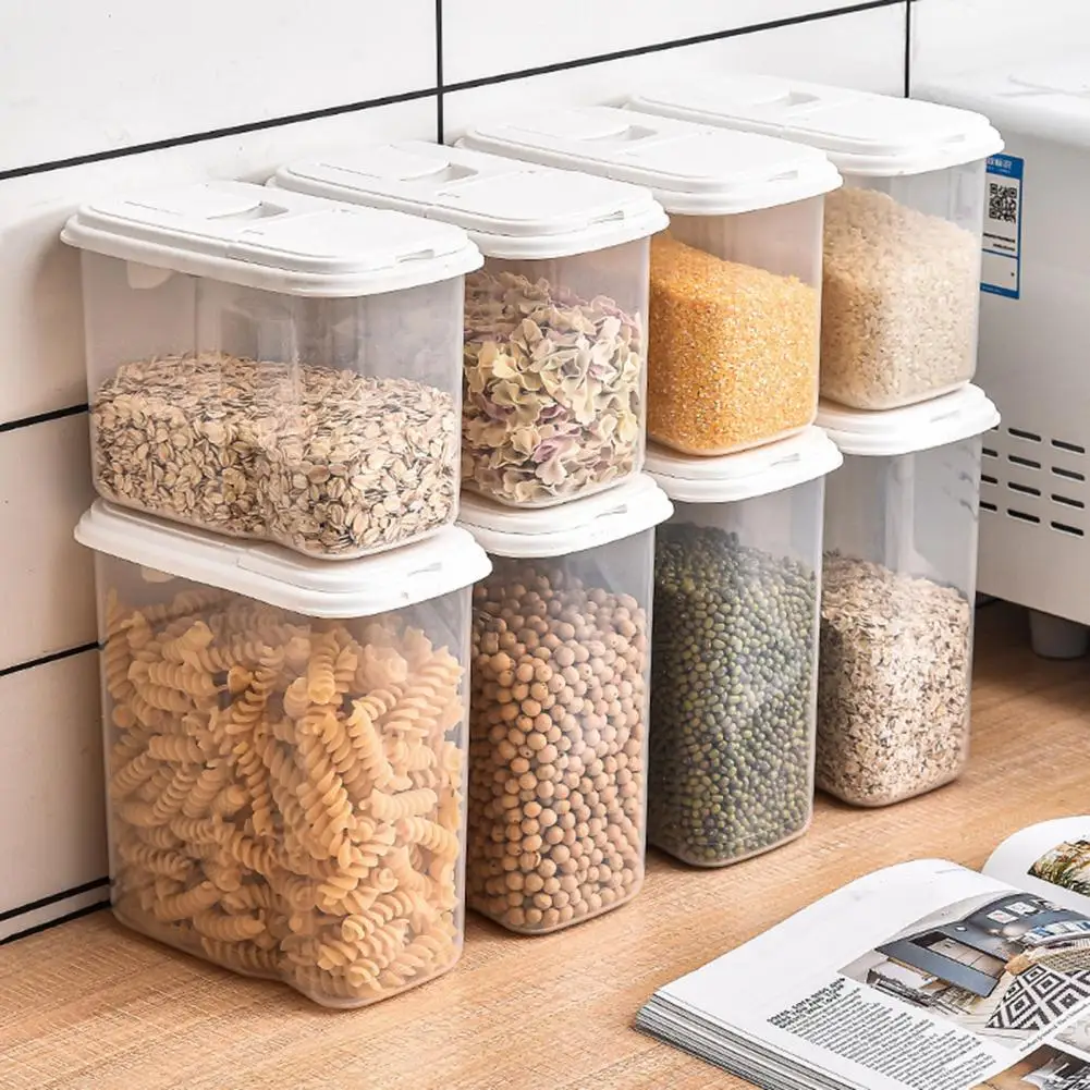 Thickened Material Food Storage Box Transparent Sealed Grain Storage Containers with Filter Double-open Lid for Home Plastic
Thickened Material Food Storage Box Transparent Sealed Grain Storage Containers with Filter Double-open Lid for Home Plastic