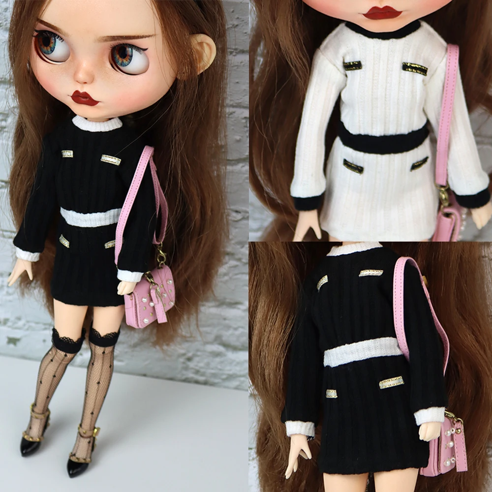 Одежда Blyth Azone OB22 OB24, аксессуары для кукол, модное вязаное платье, черная белая игрушка для девочек, подарок
Одежда Blyth Azone OB22 OB24, аксессуары для кукол, модное вязаное платье, черная белая игрушка для девочек, подарок