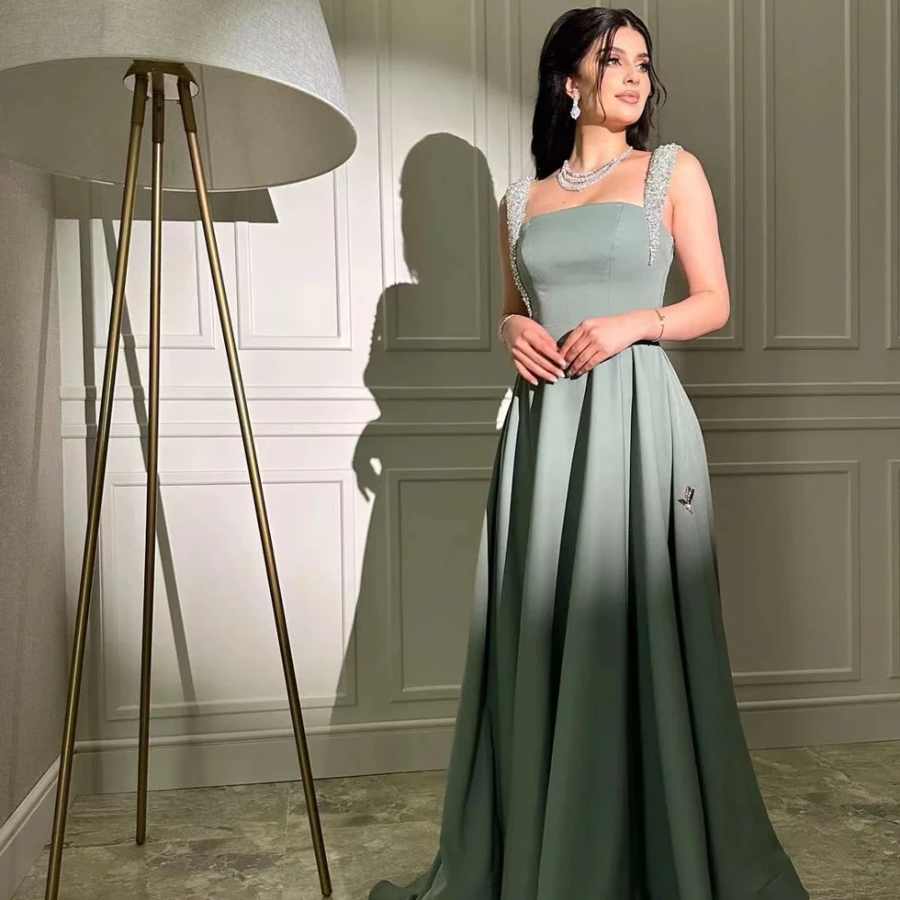 Elegant Evening Dresses for Women 2024 New Square Collar A-LINE Sleeveless Prom Gowns Long Backless Suitable Formal Occasion
Elegant Evening Dresses for Women 2024 New Square Collar A-LINE Sleeveless Prom Gowns Long Backless Suitable Formal Occasion