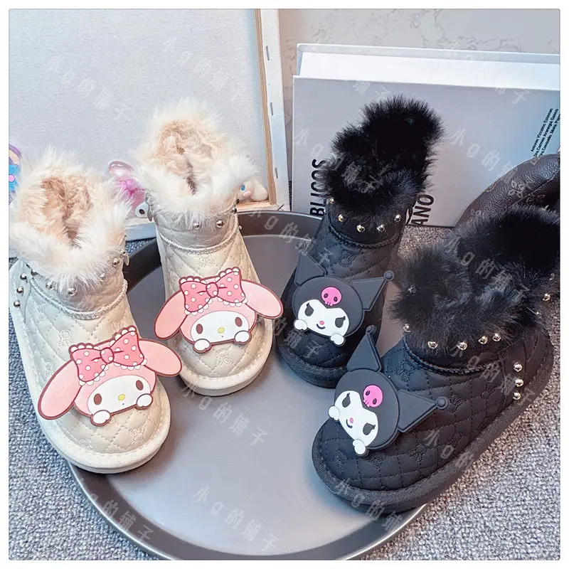My Melody Kuromi Kawaii Anime Snow Boots Winter Warm Cotton Shoes Children Cute Cartoon Shoes Lovely Gifts for Kids
My Melody Kuromi Kawaii Anime Snow Boots Winter Warm Cotton Shoes Children Cute Cartoon Shoes Lovely Gifts for Kids
