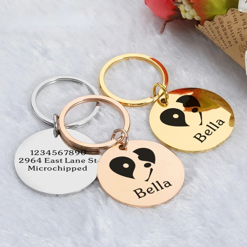 Personalized Pet Dog ID Tag Custom Anti-lost Pet Name Shiny Tags Engraving for Puppy ID Collar Nameplate Pendant for Puppy Dog
Personalized Pet Dog ID Tag Custom Anti-lost Pet Name Shiny Tags Engraving for Puppy ID Collar Nameplate Pendant for Puppy Dog