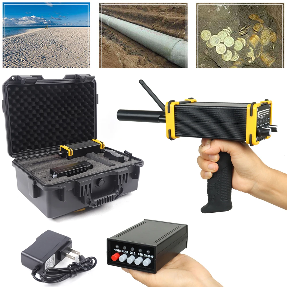 Black MINI GR-100 Long Range King Detector Series for Gold Gem and Minerals 
Black MINI GR-100 Long Range King Detector Series for Gold Gem and Minerals