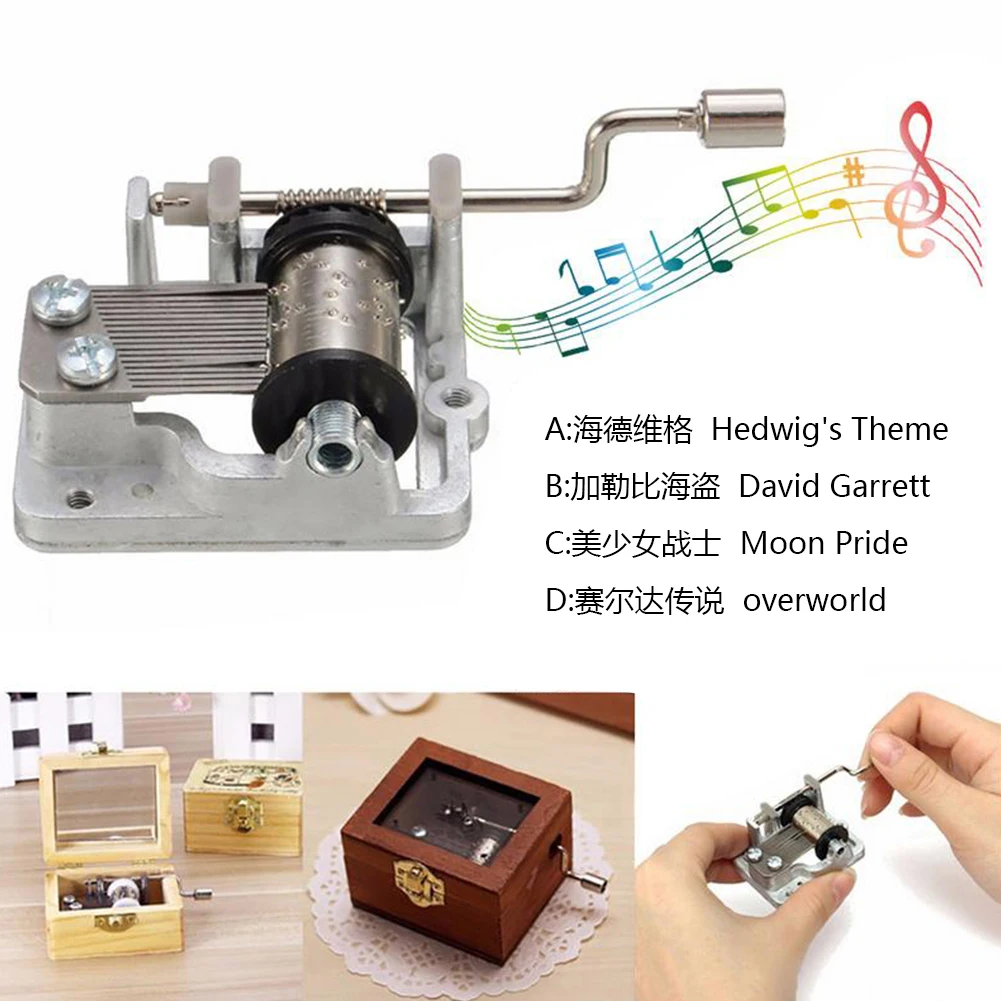 Mini Hand Cranking Music Movement DIY Music Box Accessories Decorative Collectibles Sailor Moon A Variety Of Music Available #WO
Mini Hand Cranking Music Movement DIY Music Box Accessories Decorative Collectibles Sailor Moon A Variety Of Music Available #WO