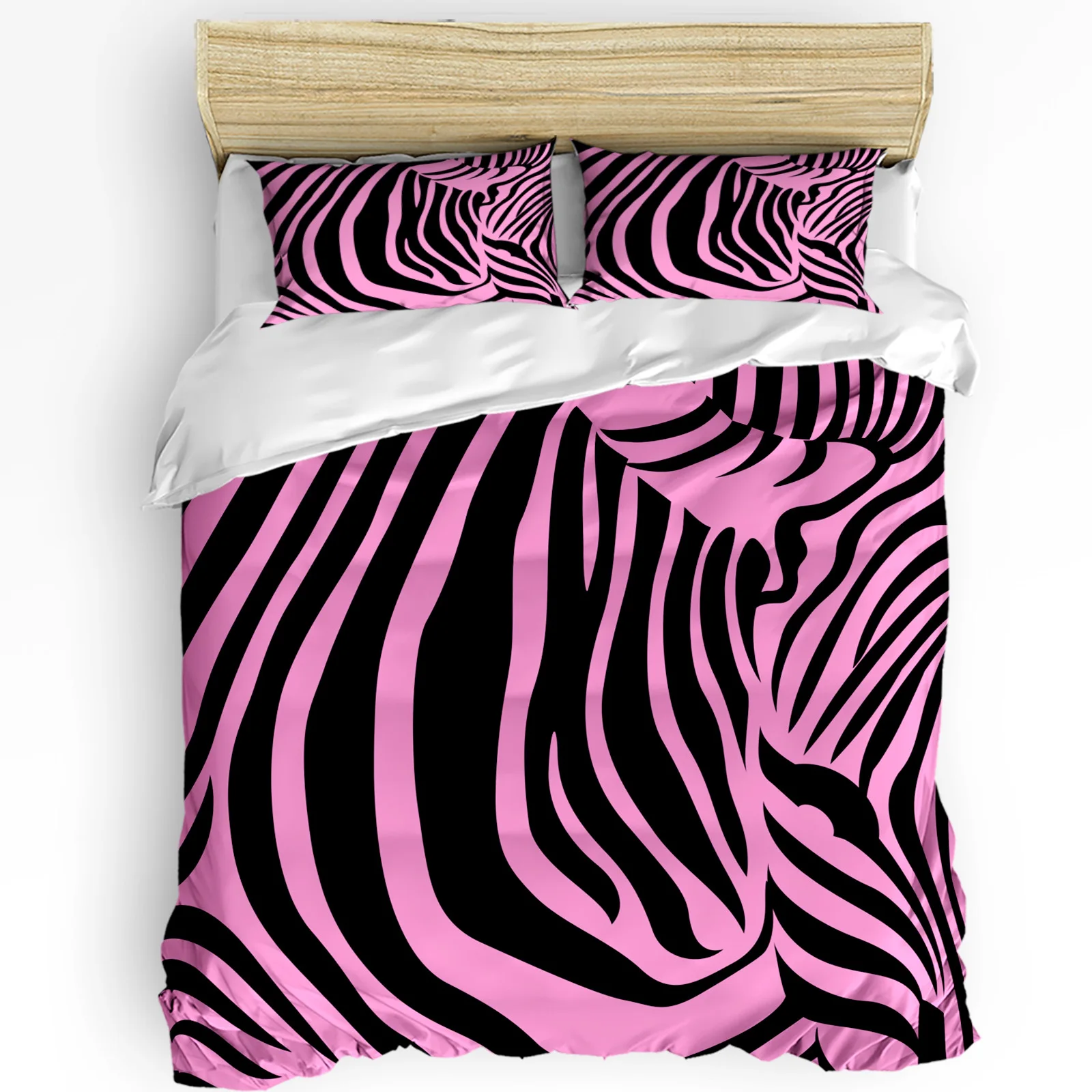 Zebra Stripes Black Pink Bedding Set 3pcs Boys Girls Duvet Cover Pillowcase Kids Adult Quilt Cover Double Bed Set Home Textile
Zebra Stripes Black Pink Bedding Set 3pcs Boys Girls Duvet Cover Pillowcase Kids Adult Quilt Cover Double Bed Set Home Textile