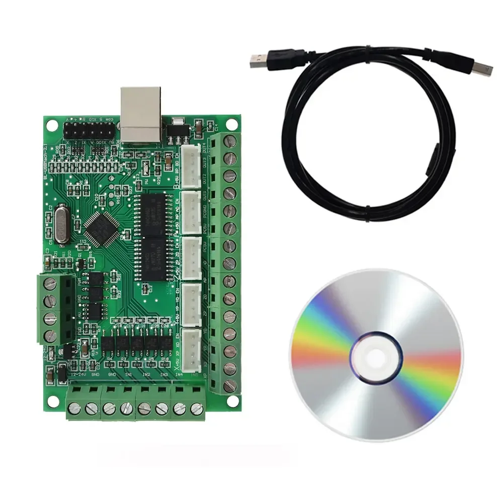 Driver Board USB MACH3 V2.1 100Khz Breakout Board CNC 5 Axis Interface Driver Motion Controller Compatible TB6600 DM542 DM860H
Driver Board USB MACH3 V2.1 100Khz Breakout Board CNC 5 Axis Interface Driver Motion Controller Compatible TB6600 DM542 DM860H