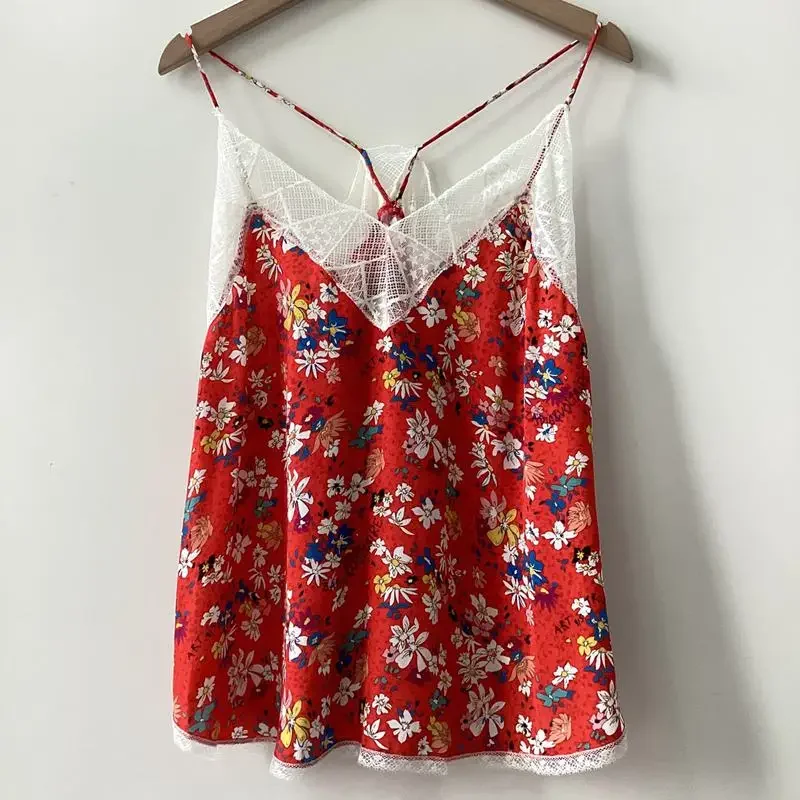 Early Autumn New Floral Print Lace Stitching Camisole Top/Blouse/ Womens Skirt/ Midi Dress
Early Autumn New Floral Print Lace Stitching Camisole Top/Blouse/ Womens Skirt/ Midi Dress